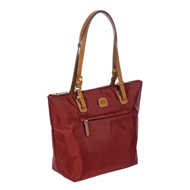 Voorzijde van de Bric's X-Collection 45071 middelmaat shopper Bordeaux #kleur_bordeaux