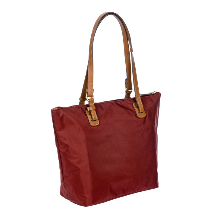 Achterkant van de Bric's X-Collection 45071 middelmaat shopper Bordeaux #kleur_bordeaux