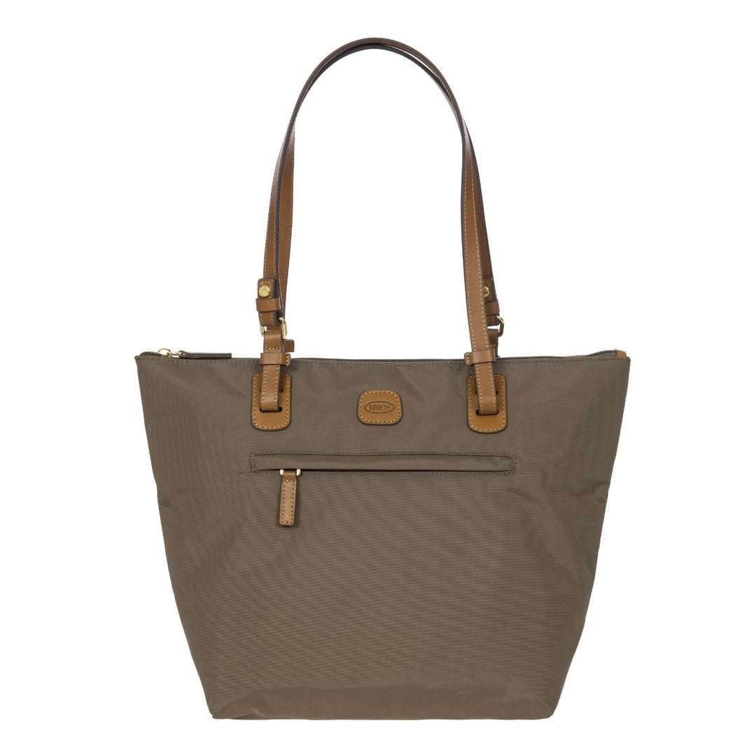 Voorkant van de Bric's X-Collection 45071 middelmaat shopper nut #kleur_nut