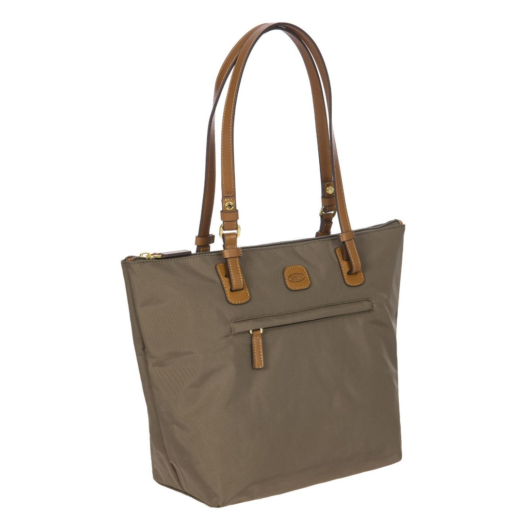 Voorzijde van de Bric's X-Collection 45071 middelmaat shopper nut #kleur_nut