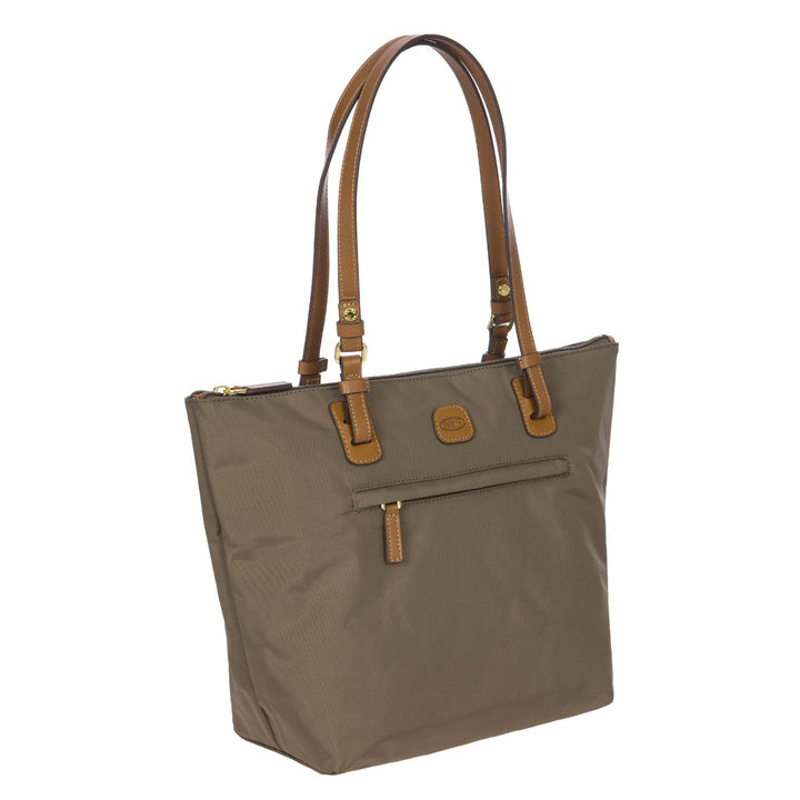 Voorzijde van de Bric's X-Collection 45071 middelmaat shopper nut #kleur_nut