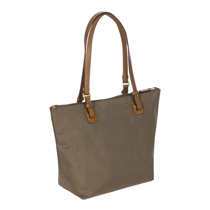 Achterkant van de Bric's X-Collection 45071 middelmaat shopper nut #kleur_nut