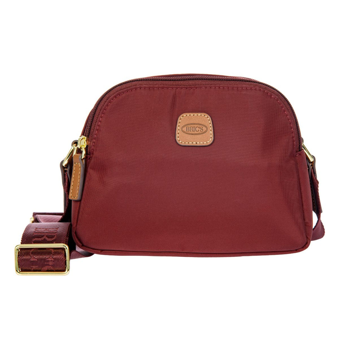 Voorkant van de Bric's X-collection 45085 crossover tas Bordeaux #kleur_bordeaux