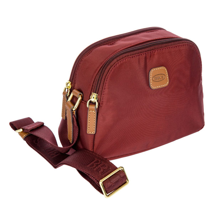 Voorzijde van de Bric's X-collection 45085 crossover tas Bordeaux #kleur_bordeaux