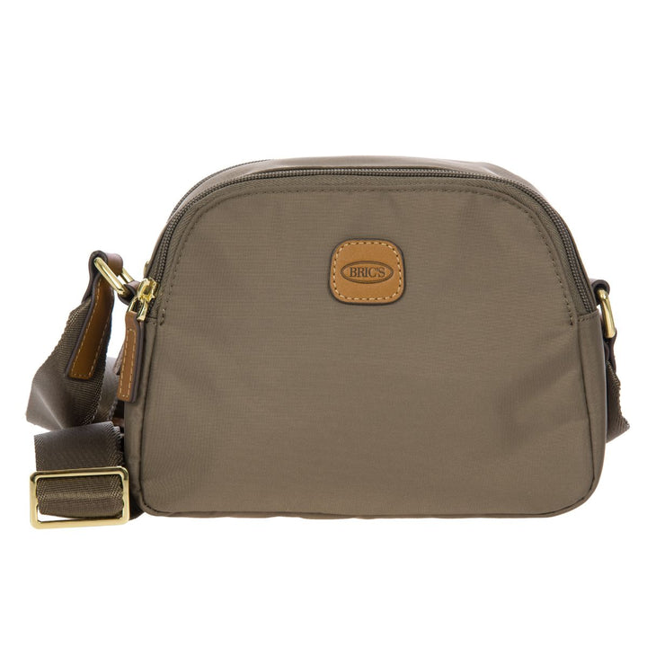 Voorkant van de Bric's X-collection 45085 crossover tas nut #kleur_nut