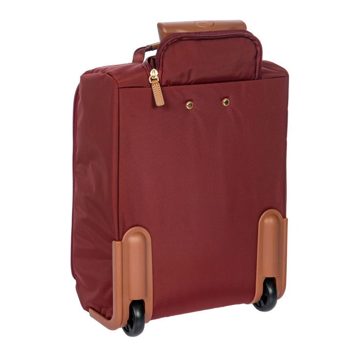 Achterkant van de Bric's X-collection 58103 underseater koffer Bordeaux #kleur_bordeaux