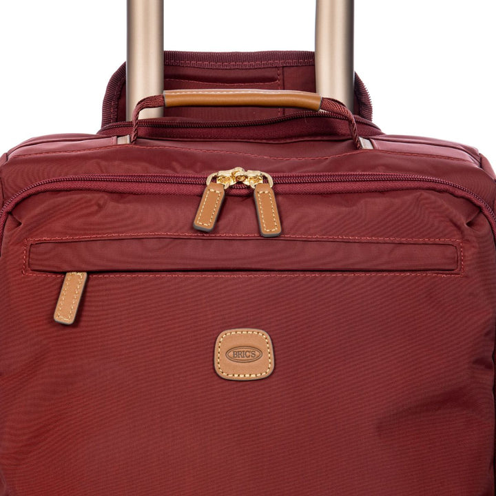 Details van het materiaal van de Bric's X-collection 58103 underseater koffer Bordeaux #kleur_bordeaux