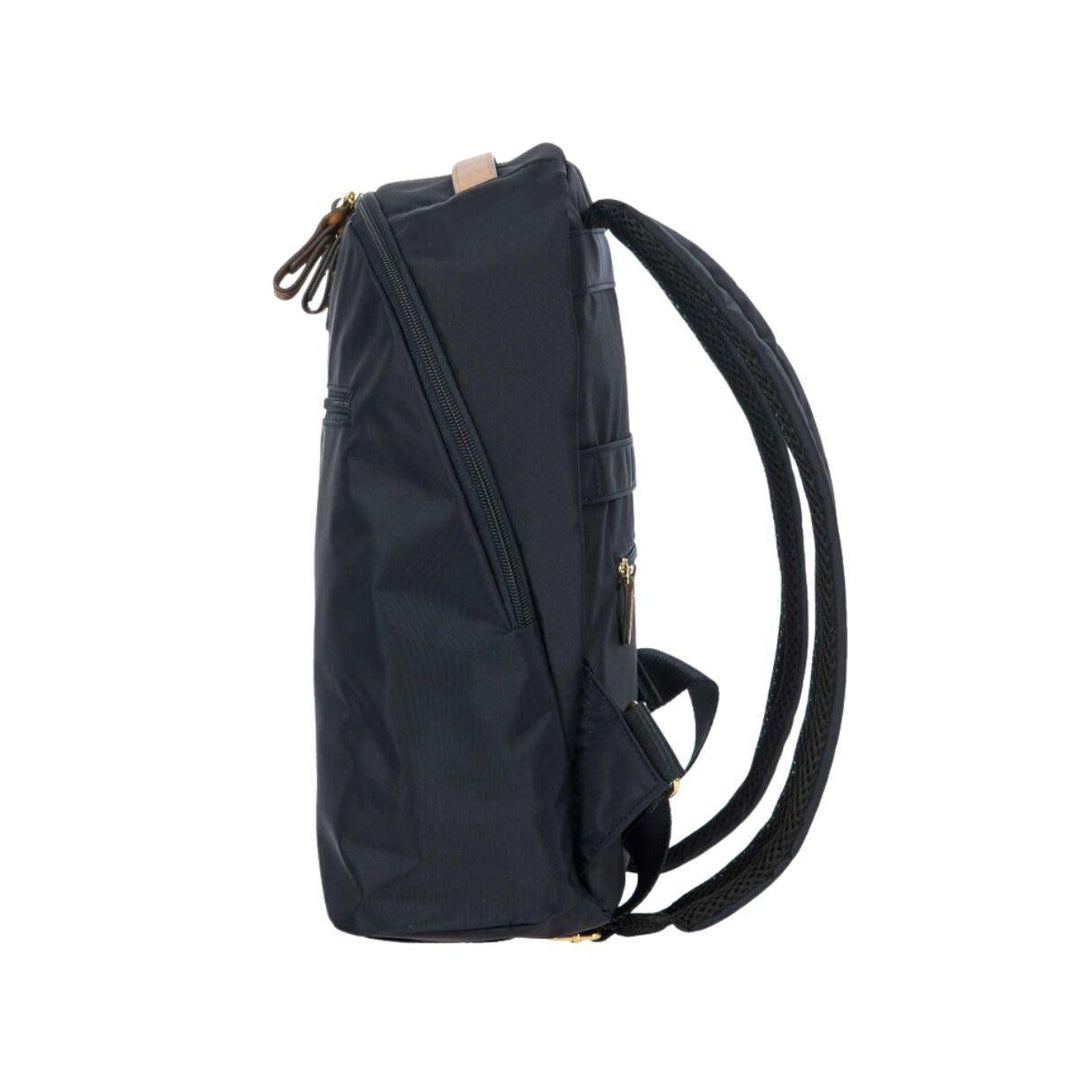 Zijkant Bric's 45059 Rugzak navy #kleur_navy