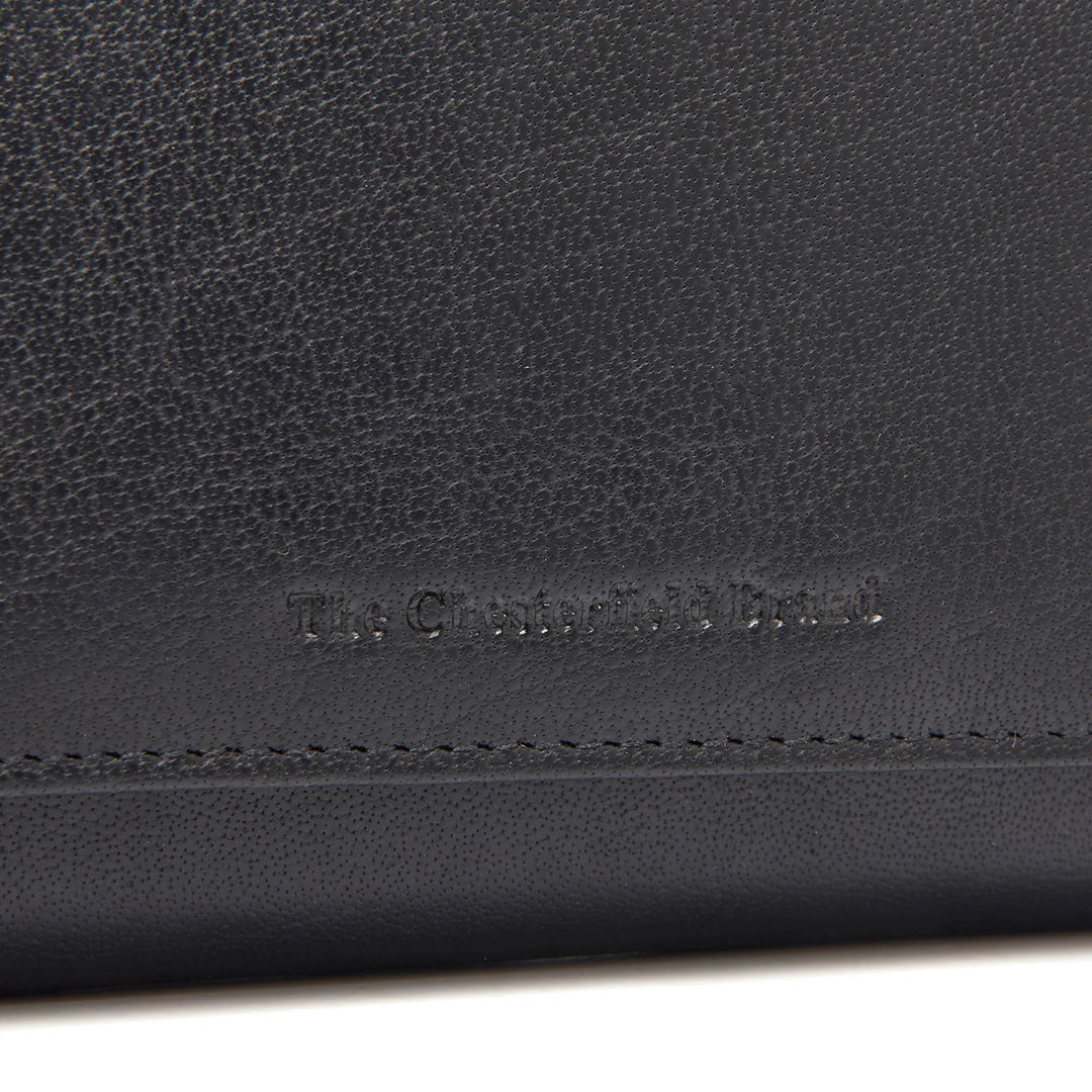 Details van het leer #kleur_zwart