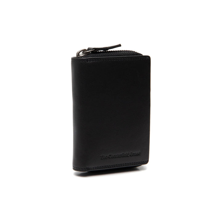 Voorkant van The Chesterfield Lenwich zwarte dames portemonnee #kleur_zwart
