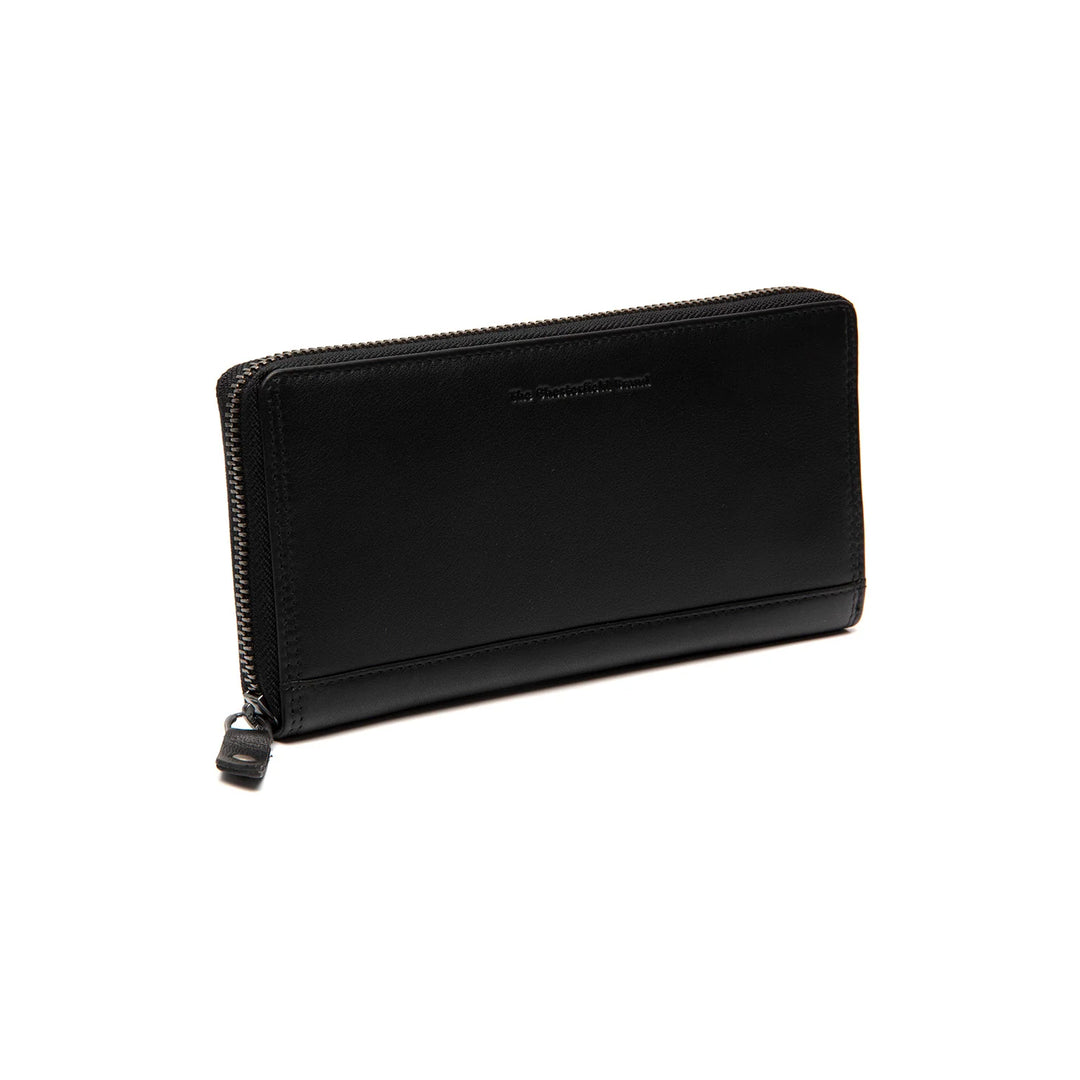 Voorkant van de The Chesterfield Cantara zwarte portemonnee #kleur_zwart