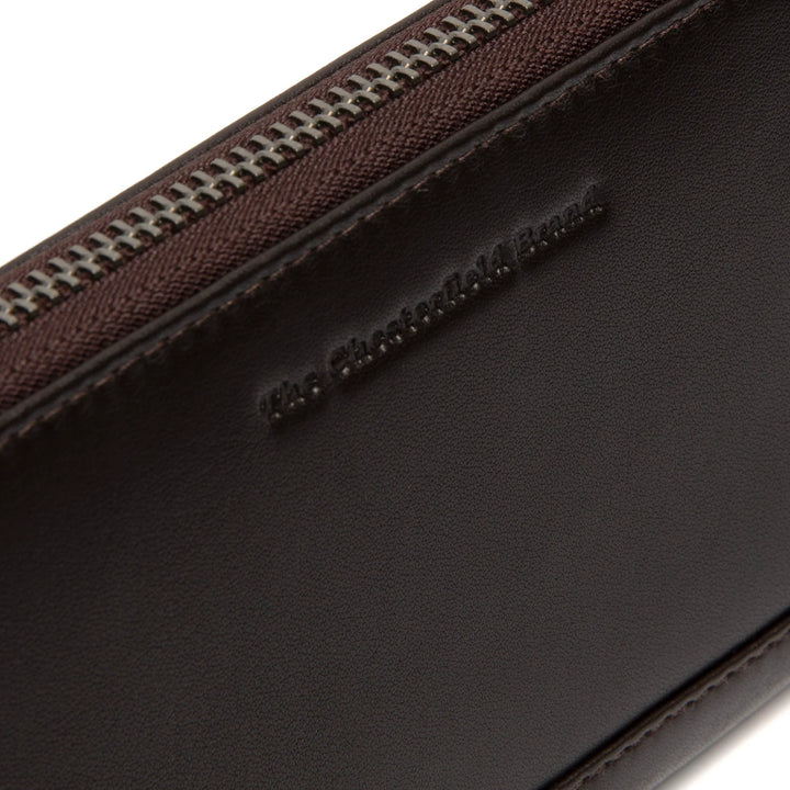 Details van het leer #kleur_donkerbruin