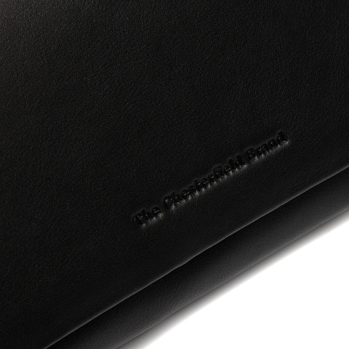 Details van het leer #kleur_zwart