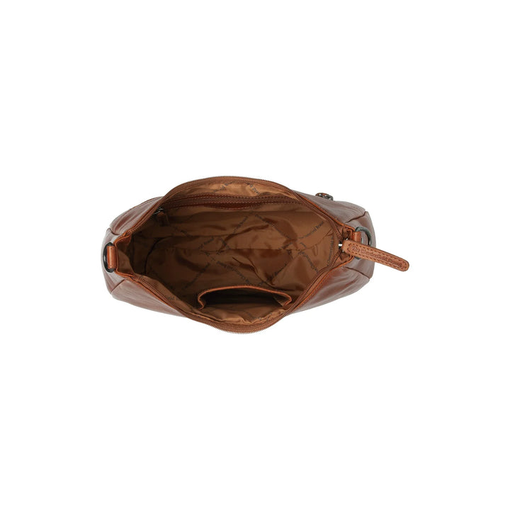 Binnenkant van de Chesterfield Alexandria cognac #kleur_cognac