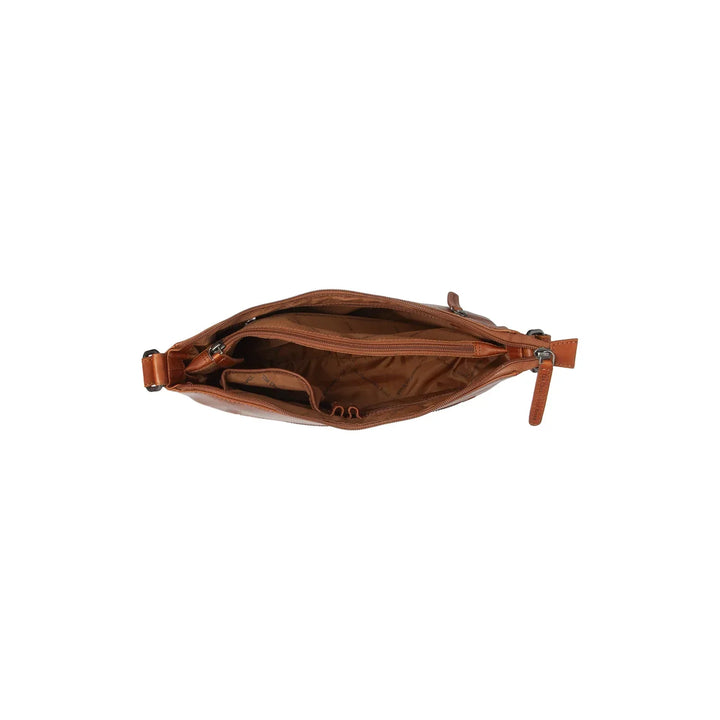Binnenkant van de The Chesterfield Loraine in het cognac #kleur_cognac