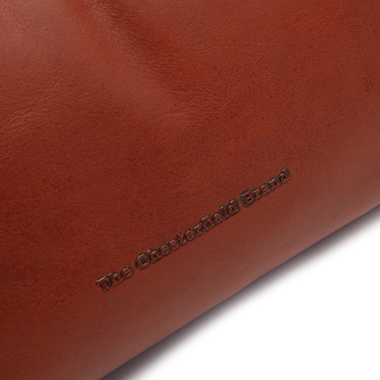Details van het leer #kleur_cognac
