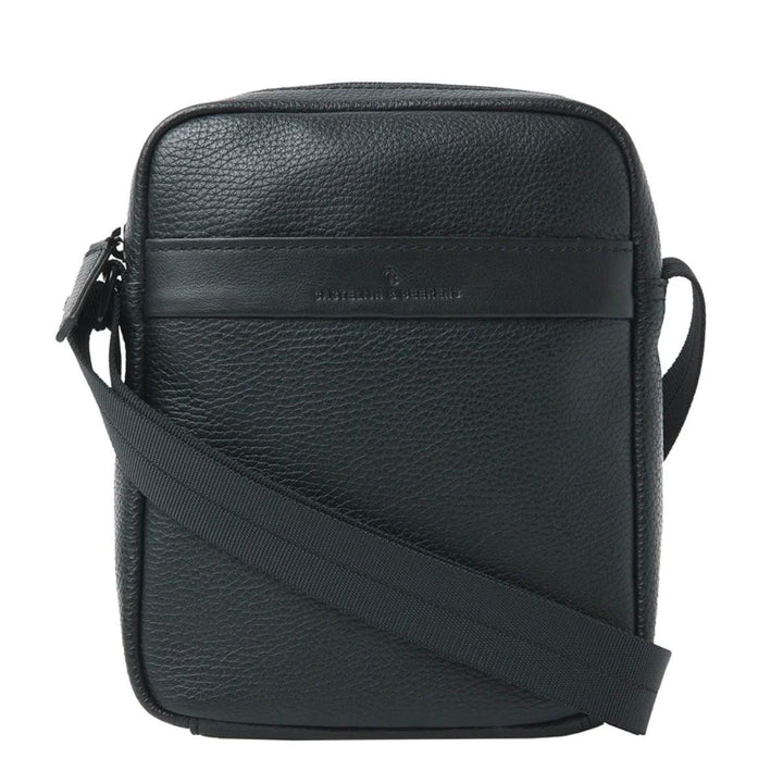 Voorkant Castelijn en Beerens leren crossbody black #kleur_black