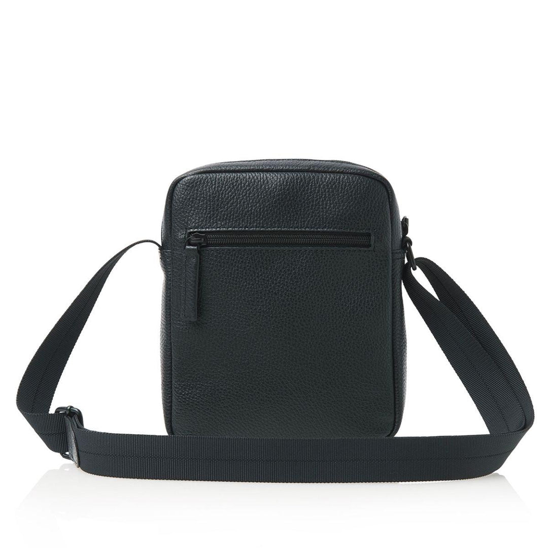 Achterkant Castelijn en Beerens leren crossbody black #kleur_black