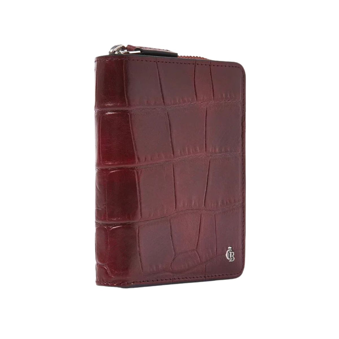 Voorzijde  van de Castelijn en beerens dames portemonnee in het rood #kleur_rood