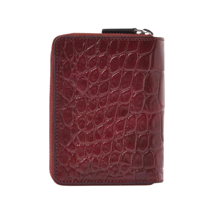 Achterkant  van de Castelijn en beerens dames portemonnee in het rood #kleur_rood