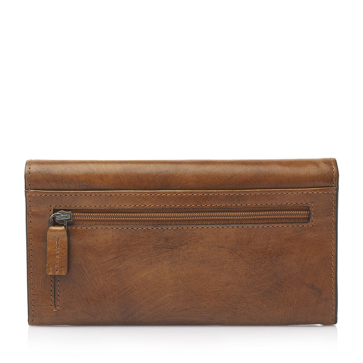 Achterkant van de Castelijn en Beerens Rien dames portemonnee natural #kleur_natural