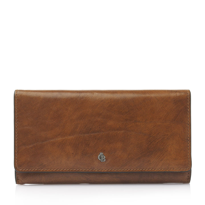 Voorkant van de Castelijn en Beerens Rien dames portemonnee natural #kleur_natural