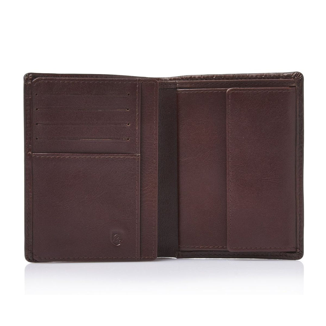 Binnenkant van de Castelijn en Beerens Billfold 9 pasjes croco cognac #kleur_croco-cognac
