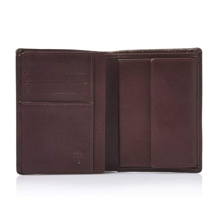 Binnenkant van de Castelijn en Beerens Billfold 9 pasjes croco cognac #kleur_croco-cognac