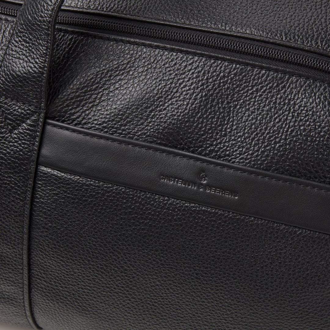 Details van het leer #kleur_zwart