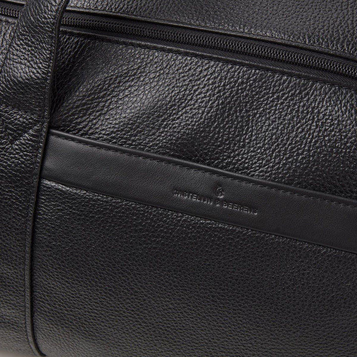 Details van het leer #kleur_zwart