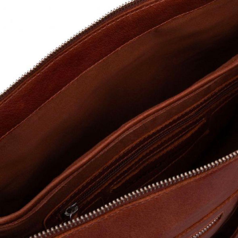 Binnenkant Cowboysbag Bag Kenora cognac #kleur_cognac