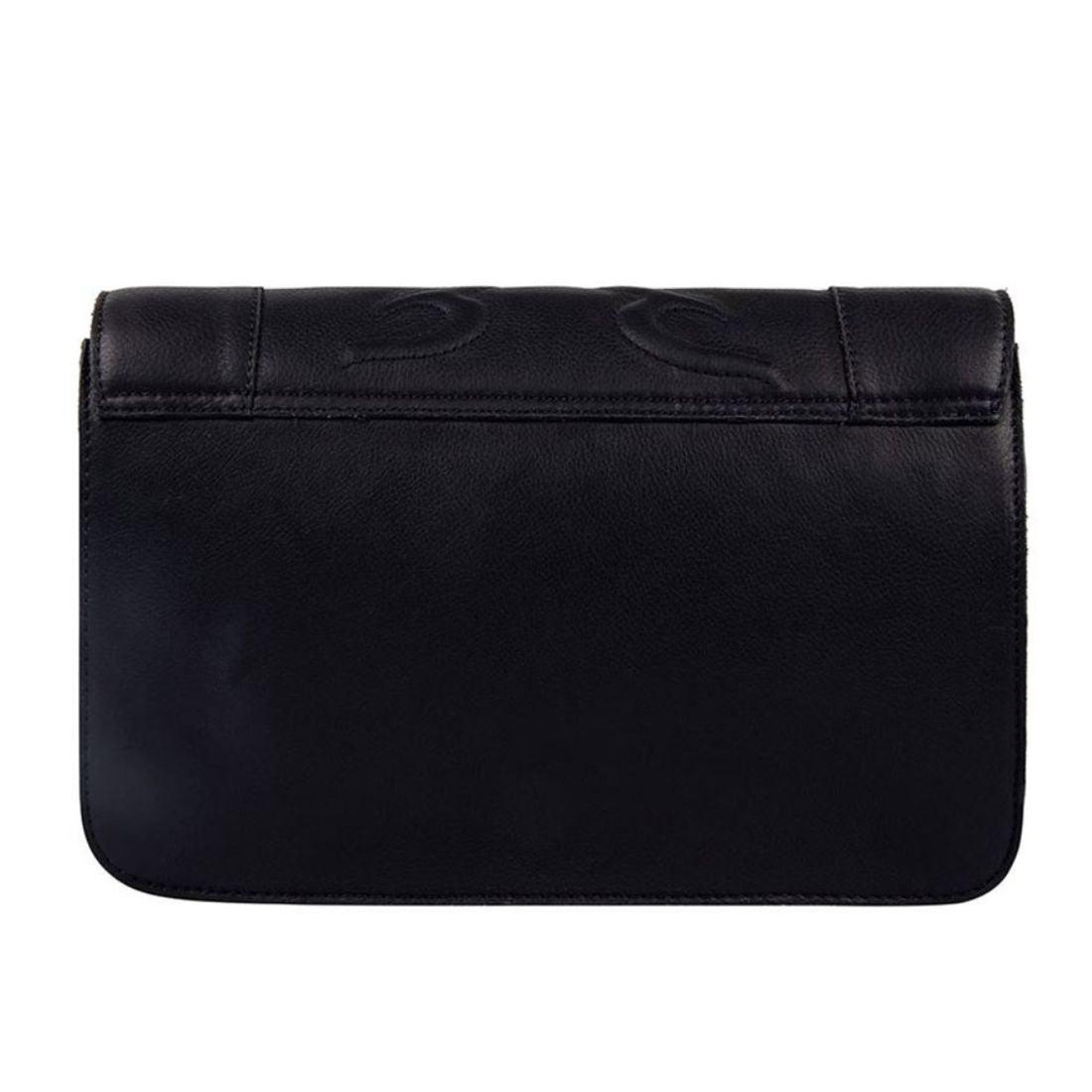 Achterkant Cowboysbag Canyon crossbody tas black #kleur_black