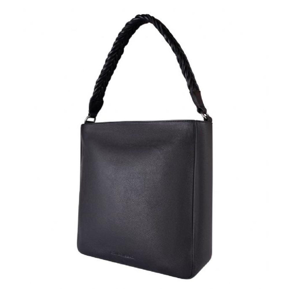 Zwarte leren tas outlet cowboysbag