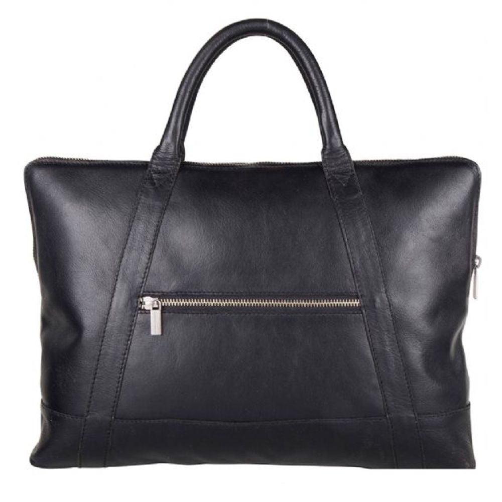 Achterkant Cowboysbag laptoptas 16" frederick black #kleur_black