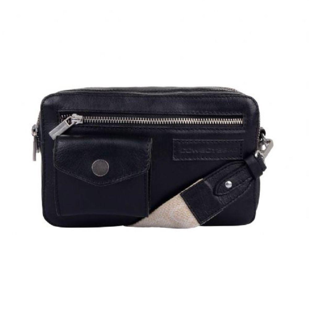 Voorkant Cowboysbag Crossbody Franklin black #kleur_black