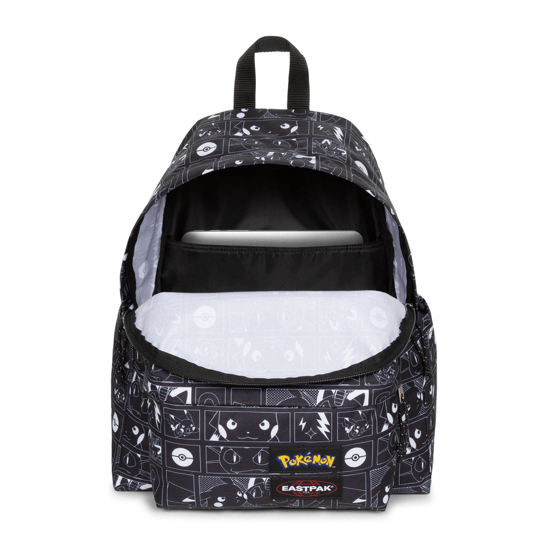 Binnenkant in gebruik van de eastpak Day pak'r pokemon-black #kleur_pokemon-black