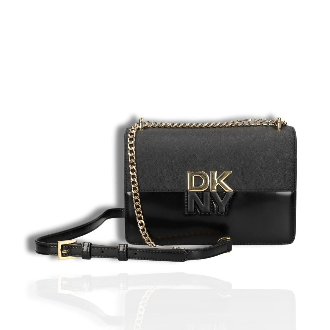 Voorkant DKNY Echo Chain black-gold #kleur_black-gold