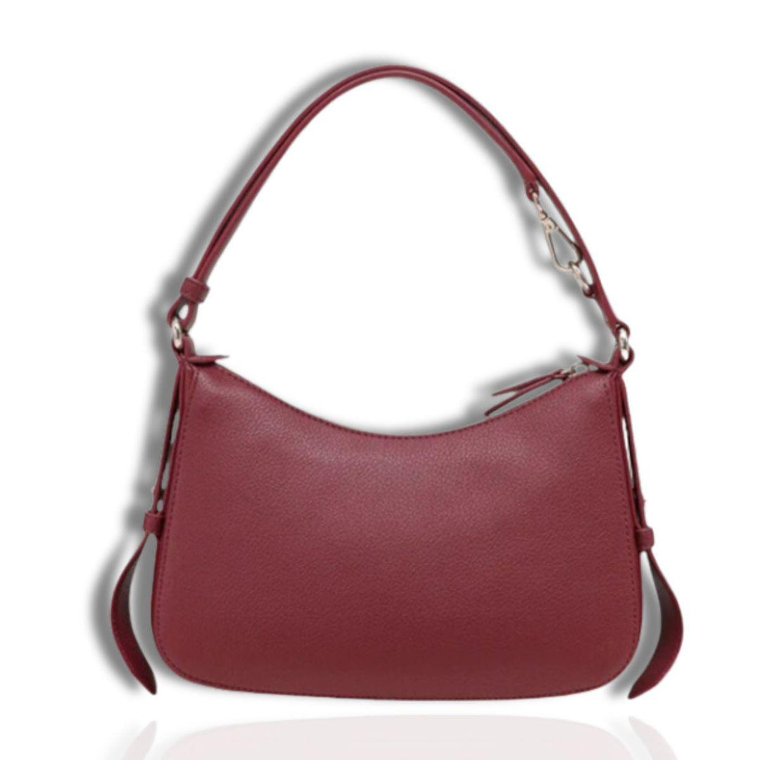 Achterkant DKNY Seventh Avenue R433 leren schoudertas Bordeaux #keur_bordeaux