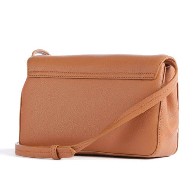 Achterkant DKNY Seventh leren schoudertas camel #kleur_camel