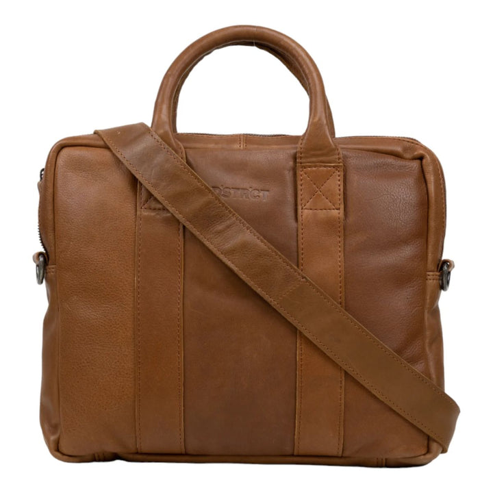 Voorkant met schouderband #kleur_cognac