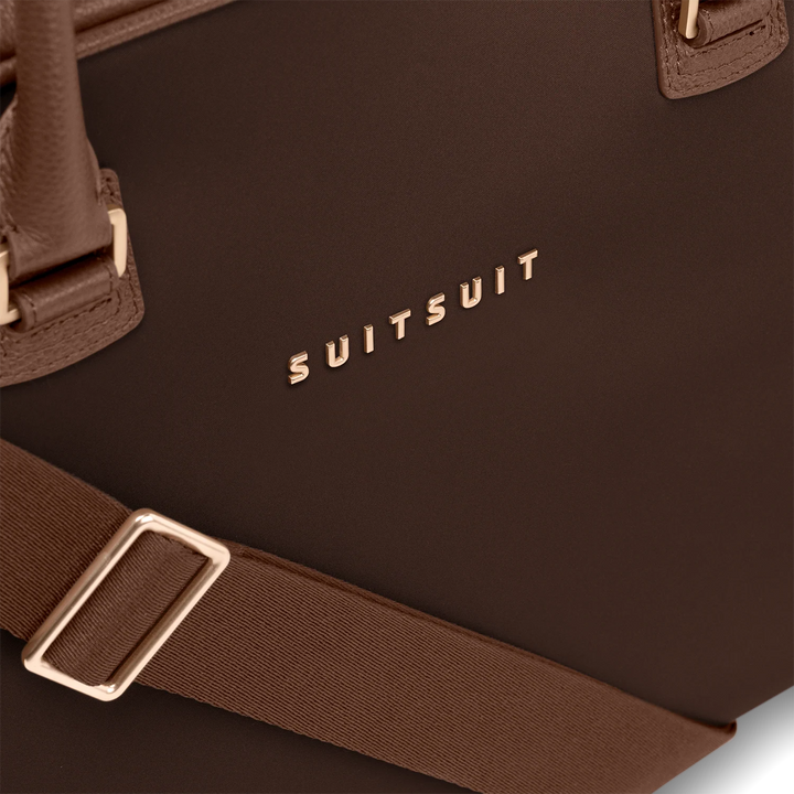 Details van het materiaal van de SUITSUIT Weekender uit de Serenity collectie moon-stone #kleur_moon-stone