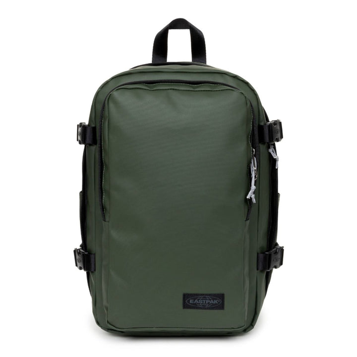 Voorkant van het voorvak van de Eastpak Cabin Pak'r underseater rugzak tarp-forest #kleur_tarp-forest