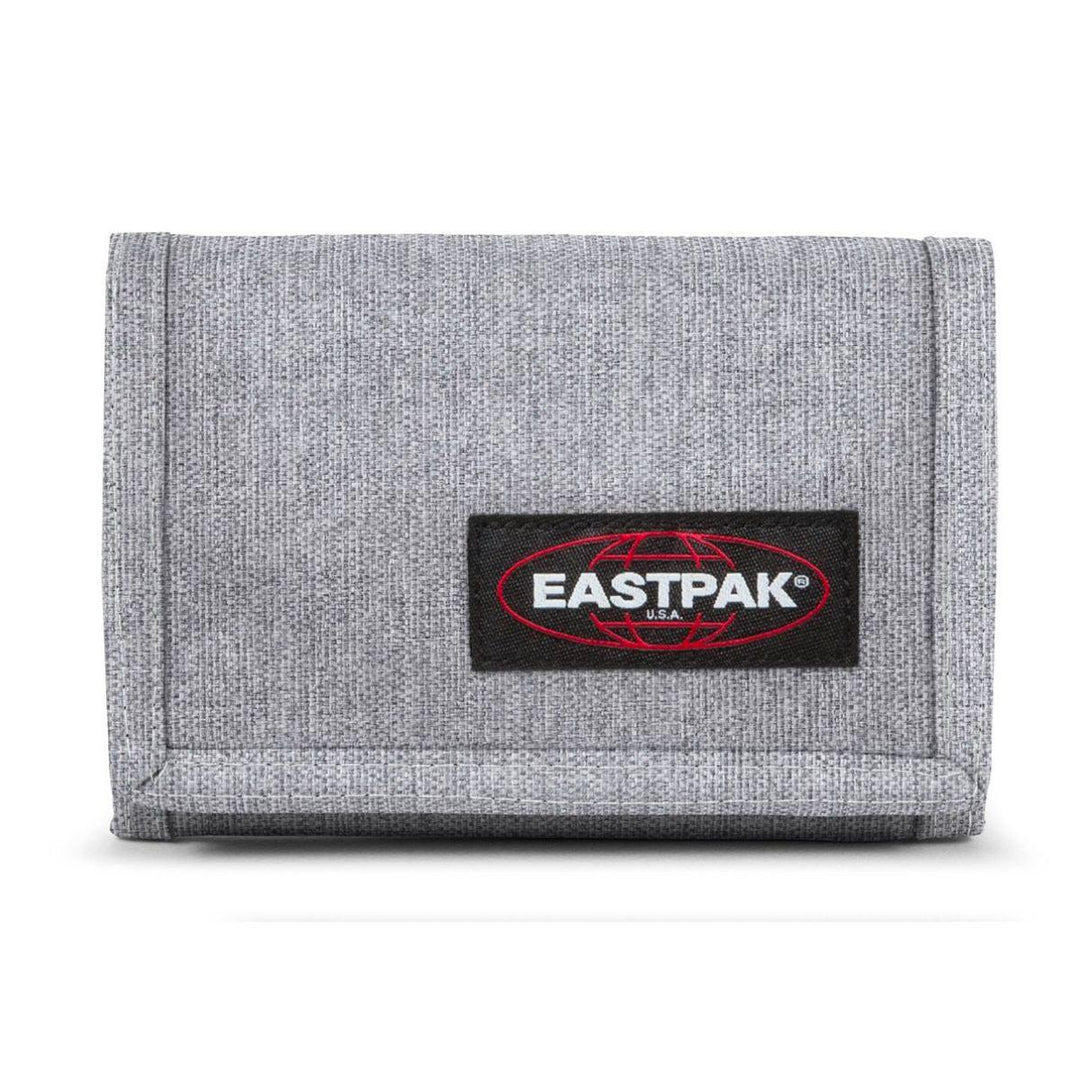 Voorkant Eastpak Crew single portemonnee grijs #kleur_grijs