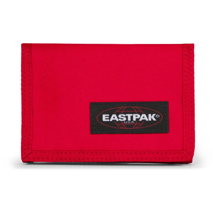 Voorkant Eastpak Crew single portemonnee rood #kleur_rood