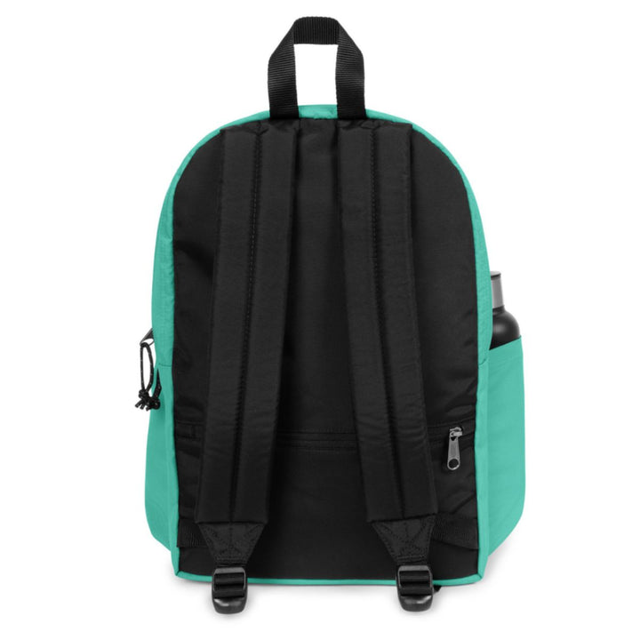 Achterkant van de Eastpak Day Office laptop rugzak in aquamarine #kleur_aquamarine