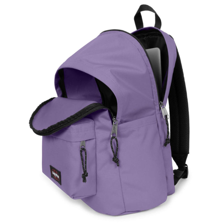 Binnenkant van de Eastpak Day Office laptop rugzak in dahlia-purple #kleur_dahlia-purple