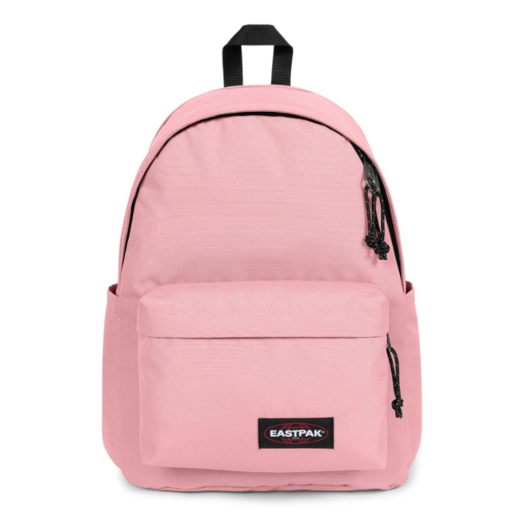 Voorkant van de Eastpak Day Office laptop rugzak in pastel pink #kleur_pastel-pink