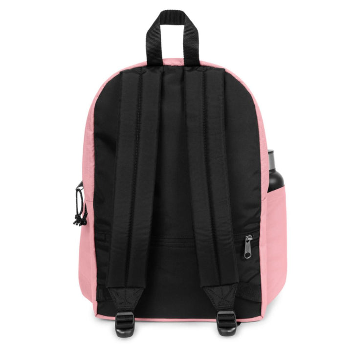 Achterkant van de Eastpak Day Office laptop rugzak in pastel pink #kleur_pastel-pink