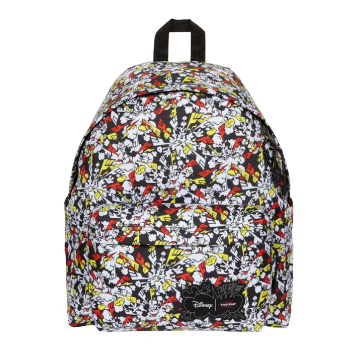 Voorkant van de Eastpak Day Pak'R laptop rugtas mickey-print #kleur_mickey-print