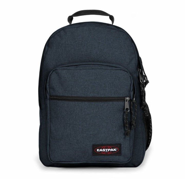 Voorkant van de Eastpak Morius laptop rugzak triple-denim #kleur_triple-denim